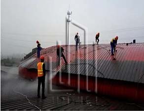 企業(yè)廠房彩鋼瓦環(huán)保清洗