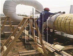 生產(chǎn)線管道防腐保溫